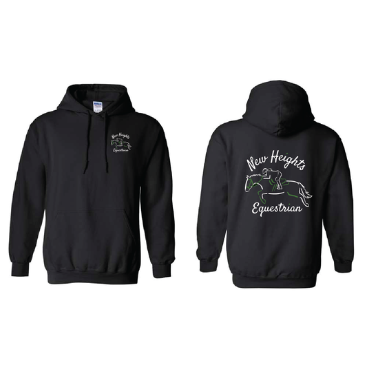 New Heights Equestrian Hooded Sweatshirt- Embroidered