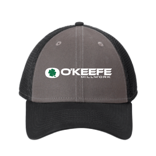 O'Keefe New Era® Snapback Contrast Front Mesh Cap