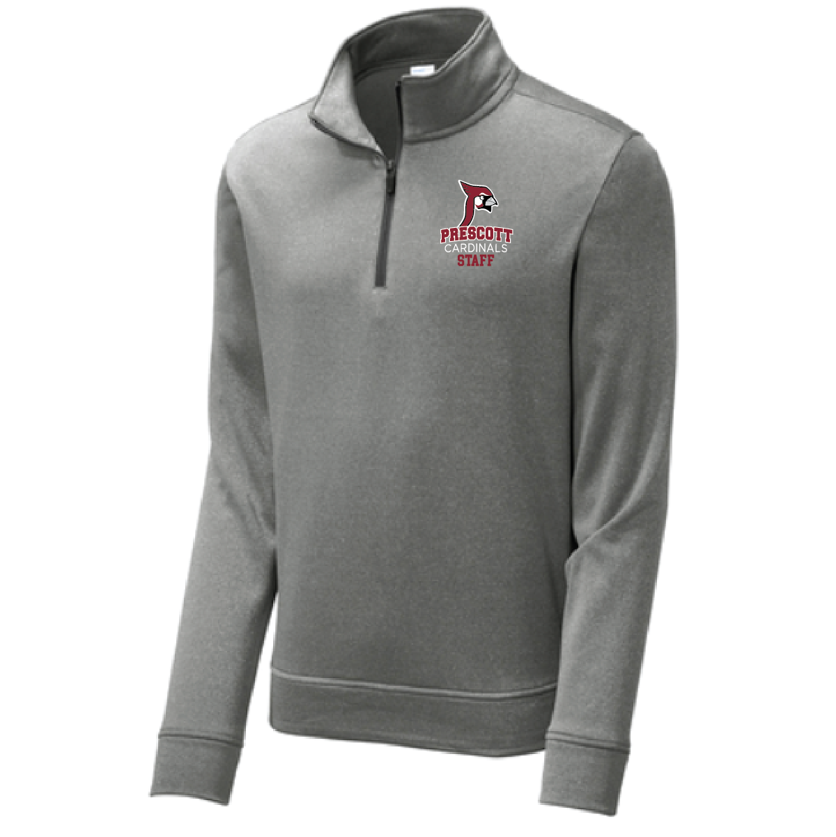 PSD Sport-Tek PosiCharge Sport-Wick Heather Fleece 1/4-Zip Pullover