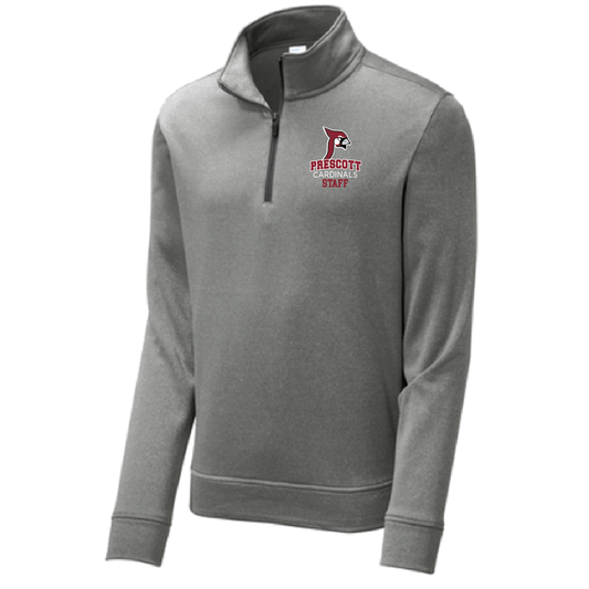 PSD Sport-Tek PosiCharge Sport-Wick Heather Fleece 1/4-Zip Pullover