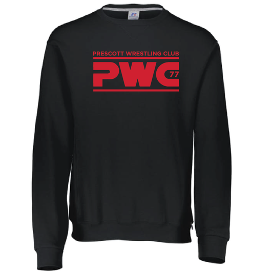 Prescott Wrestling Club Russell Dri-Power Fleece Crew Sweatshirt