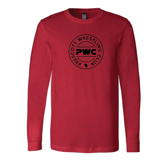 Prescott Wrestling Club BELLA + CANVAS - Jersey Long Sleeve Tee