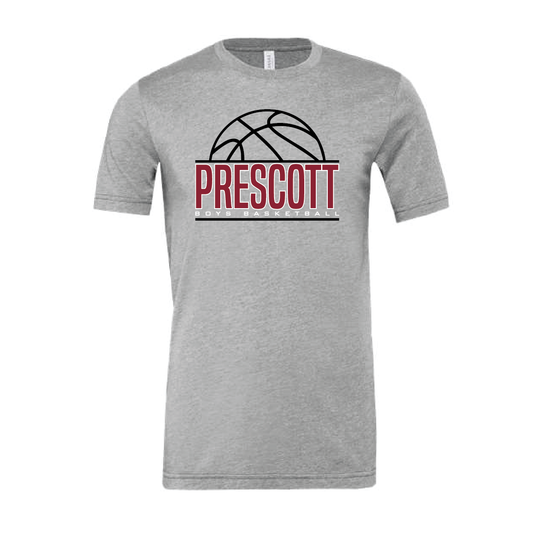 Prescott Boys Basketball Bella and Canvas Jersey Tee