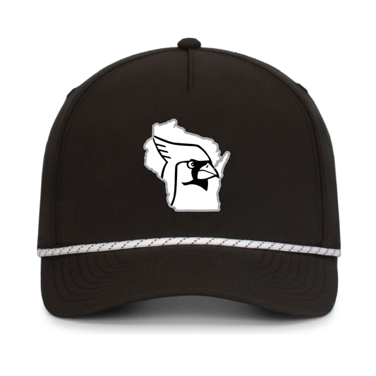Prescott Boys Golf 5-Panel Trucker with Rope and Patch