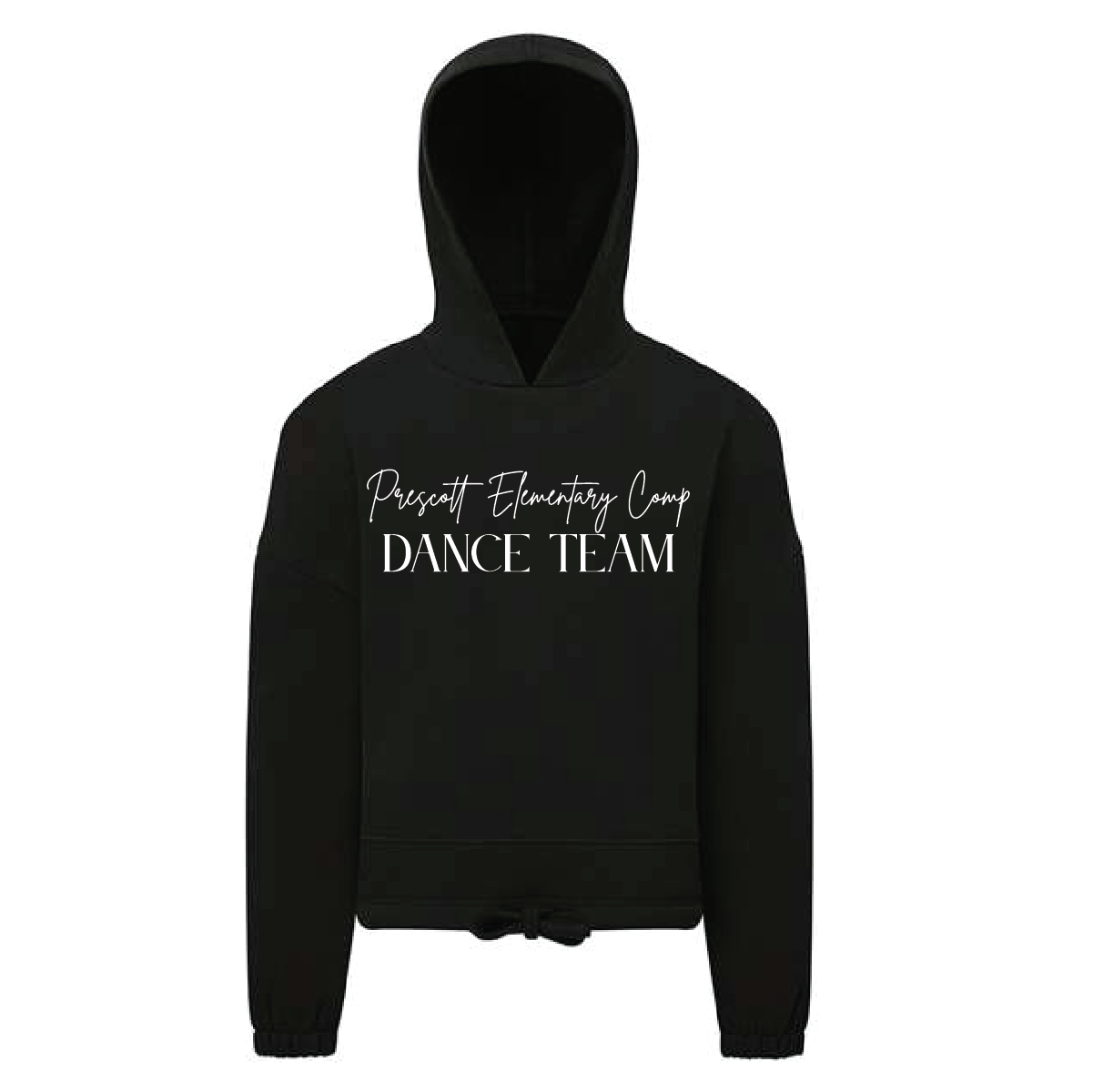 Prescott Elementary Dance Team Youth Tridri Hoodie with Glitter Embroidery