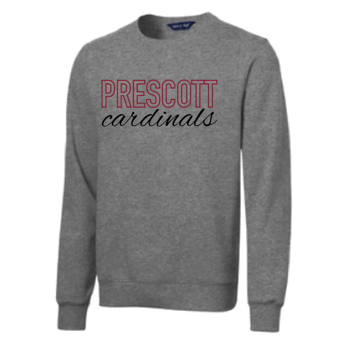 Prescott Retail Online Sport-Tek Crewneck Sweatshirt - Vintage - 3D Embroidery