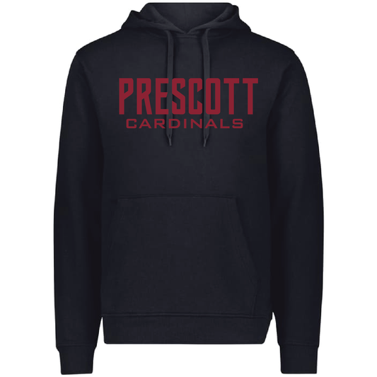 Prescott Retail Online 60/40 Hoodie With Puff Print - Black -140