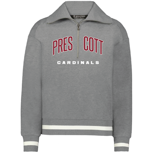 Prescott Retail Online Holloway - Women's Heritage Prep Quarter-Zip Pullover - Grey