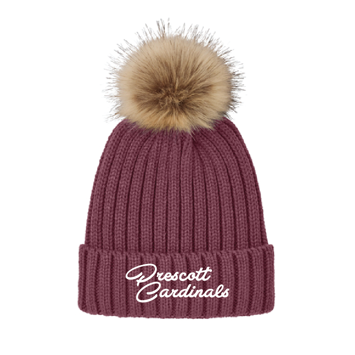 Prescott Retail Online Port Authority Faux Fur Pom Beanie