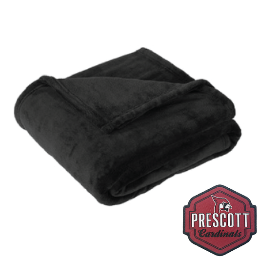 Prescott Retail Online Oversized Ultra Plush Blanket - Woven Patch