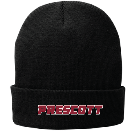 Prescott Retail Port & Company® Fleece-Lined Knit Cap - Black - 45