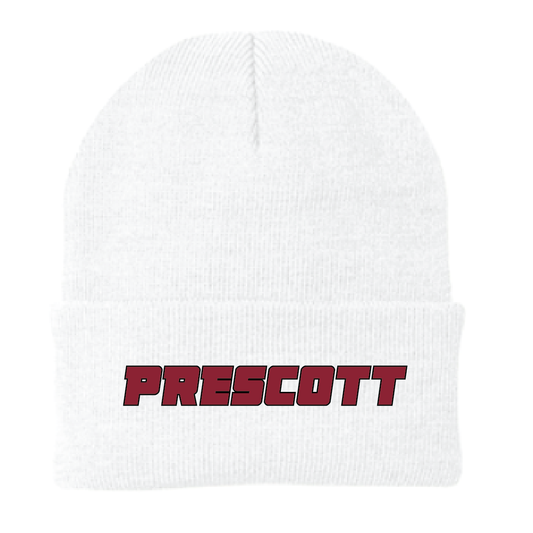 Prescott Retail Port & Company® - Knit Cap - White - 45