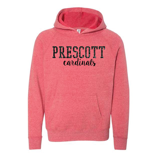 Prescott Retail Online Independent Youth Lightweight Raglan Sweatshirt Pomegranate - 131