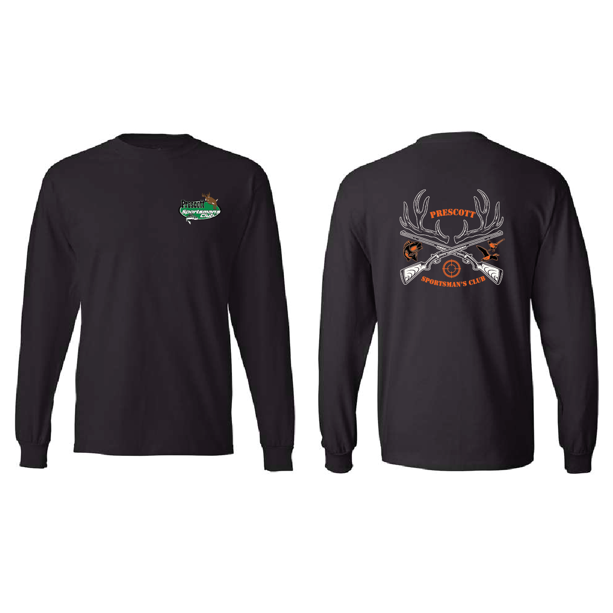 Prescott Sportsman's Club Hanes - Beefy-T® Long Sleeve T-Shirt
