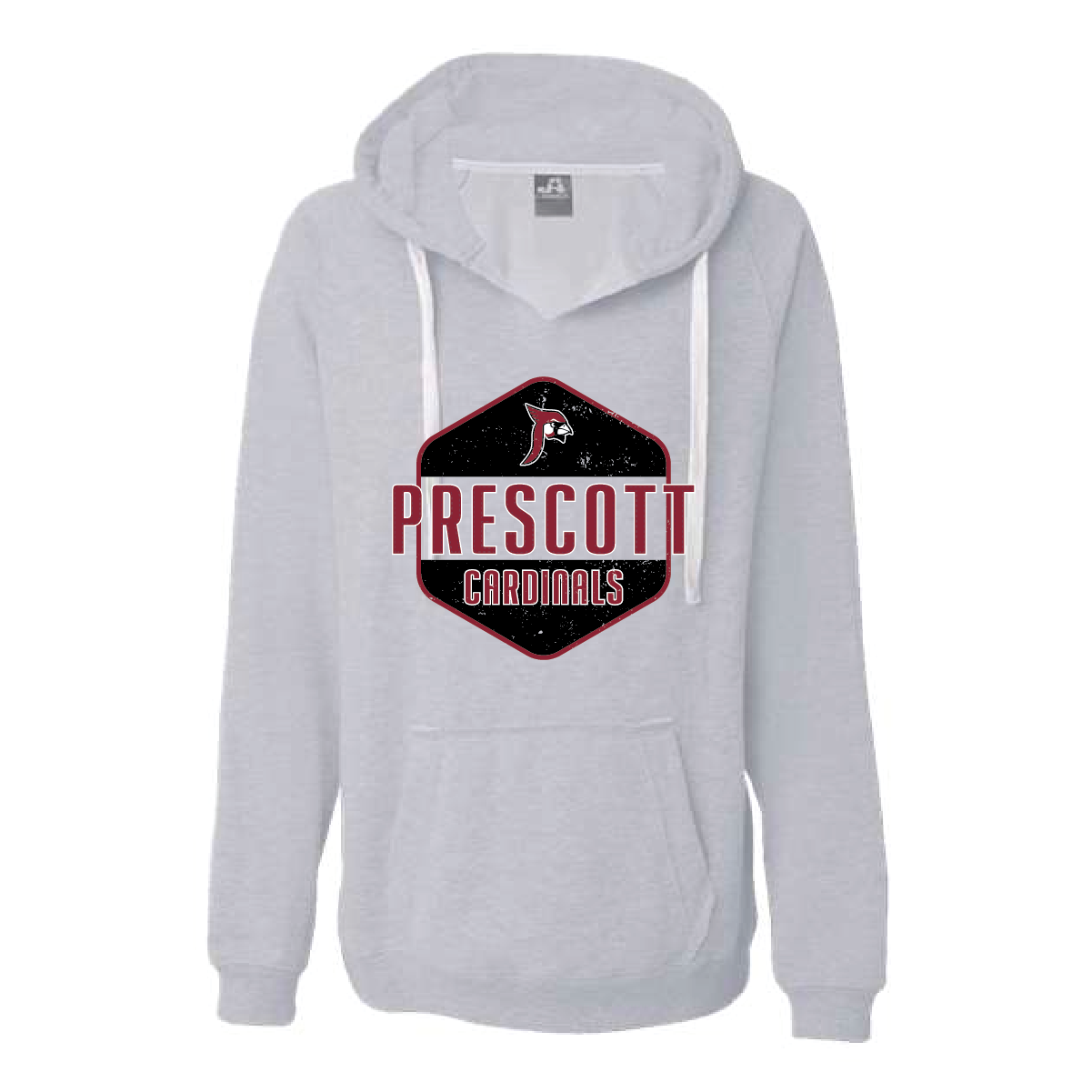 Prescott Retail Online J-America Womens Sueded V-Neck Sweatshirt - 112