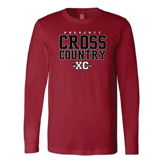 Prescott Retail Online XC Bella Canvas Jersey Long Sleeve