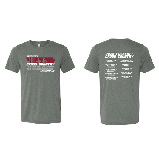 Prescott XC Bella Canvas CVC Jersey Tee