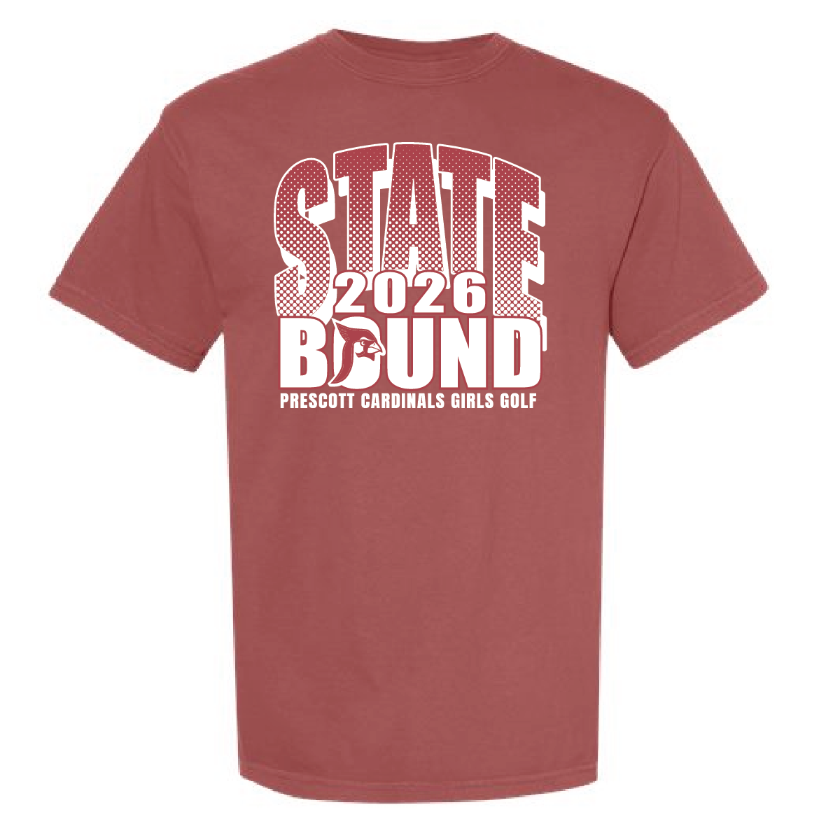 Prescott Girls Golf Comfort Colors Heavyweight Ring Spun Tee