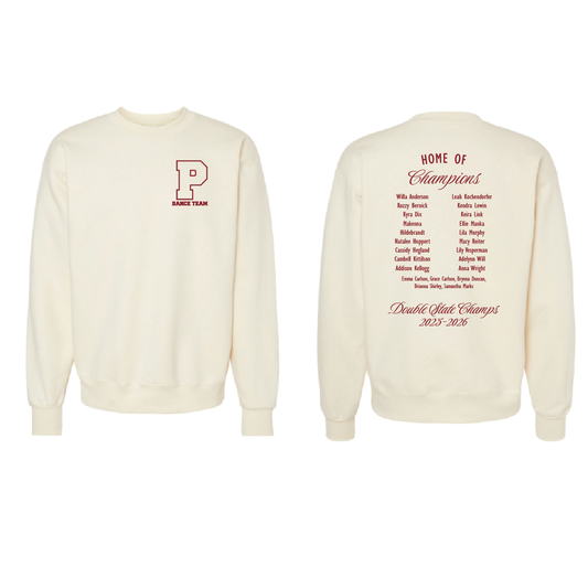 Prescott Dance Hanes Ultimate Cotton Crewneck Sweatshirt