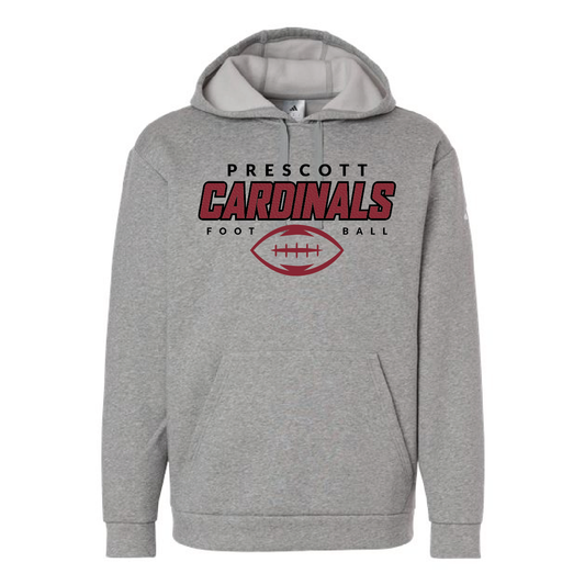 Prescott Football Adidas Men's Fleece Hooded Sweatshirt