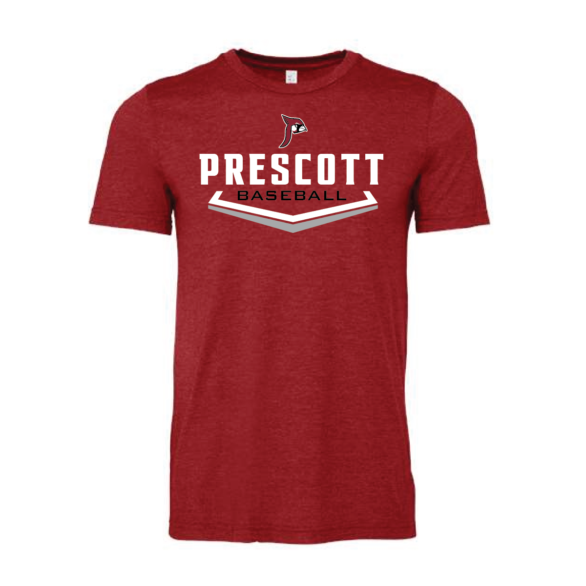 Prescott Retail Online Baseball Bella Canvas Jersey Tee