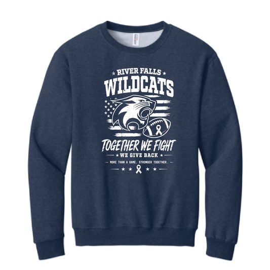 RF Football Together We Fight Crewneck Sweatshirt- 2026