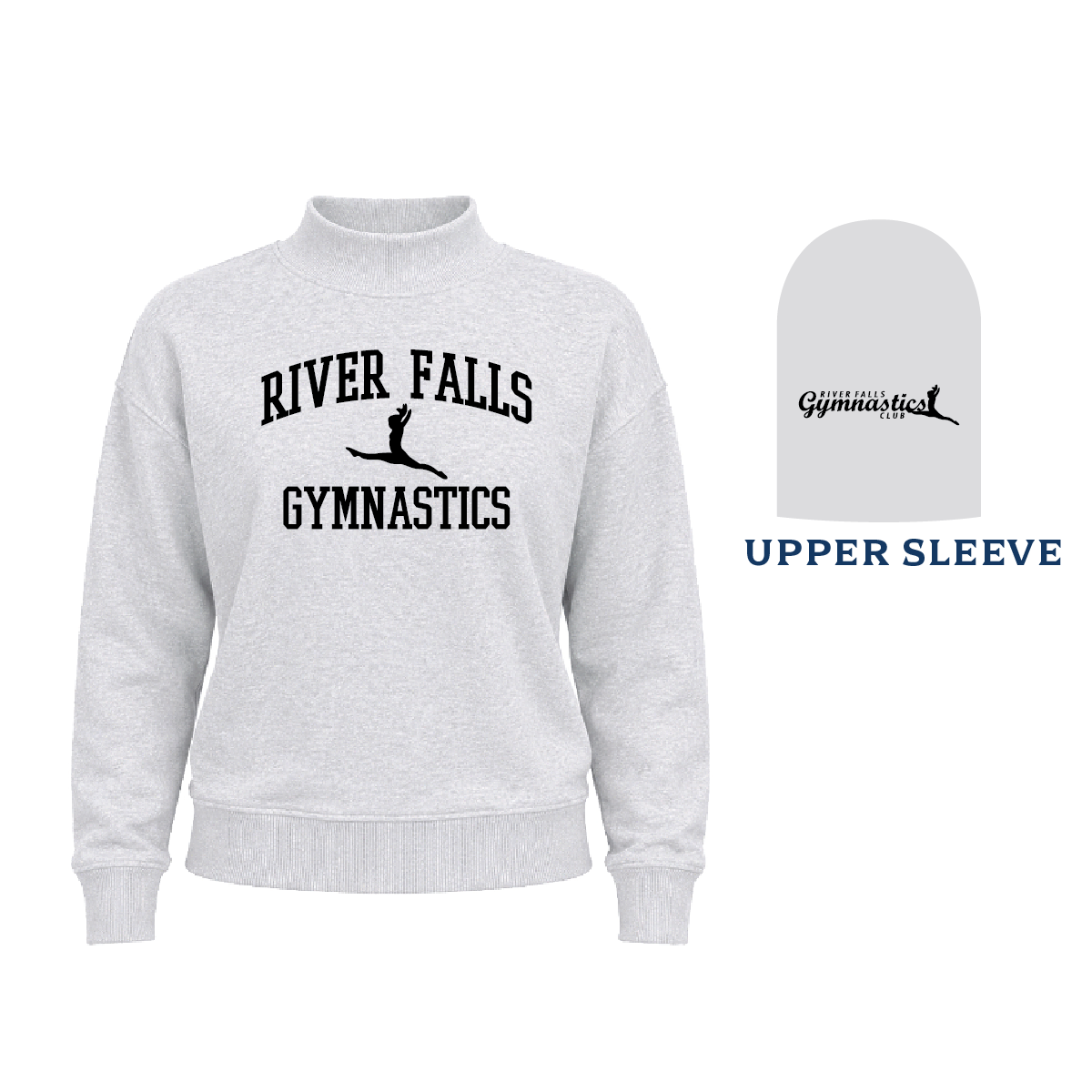 RFGC J. America Ladies Dream Fleece Mock Neck