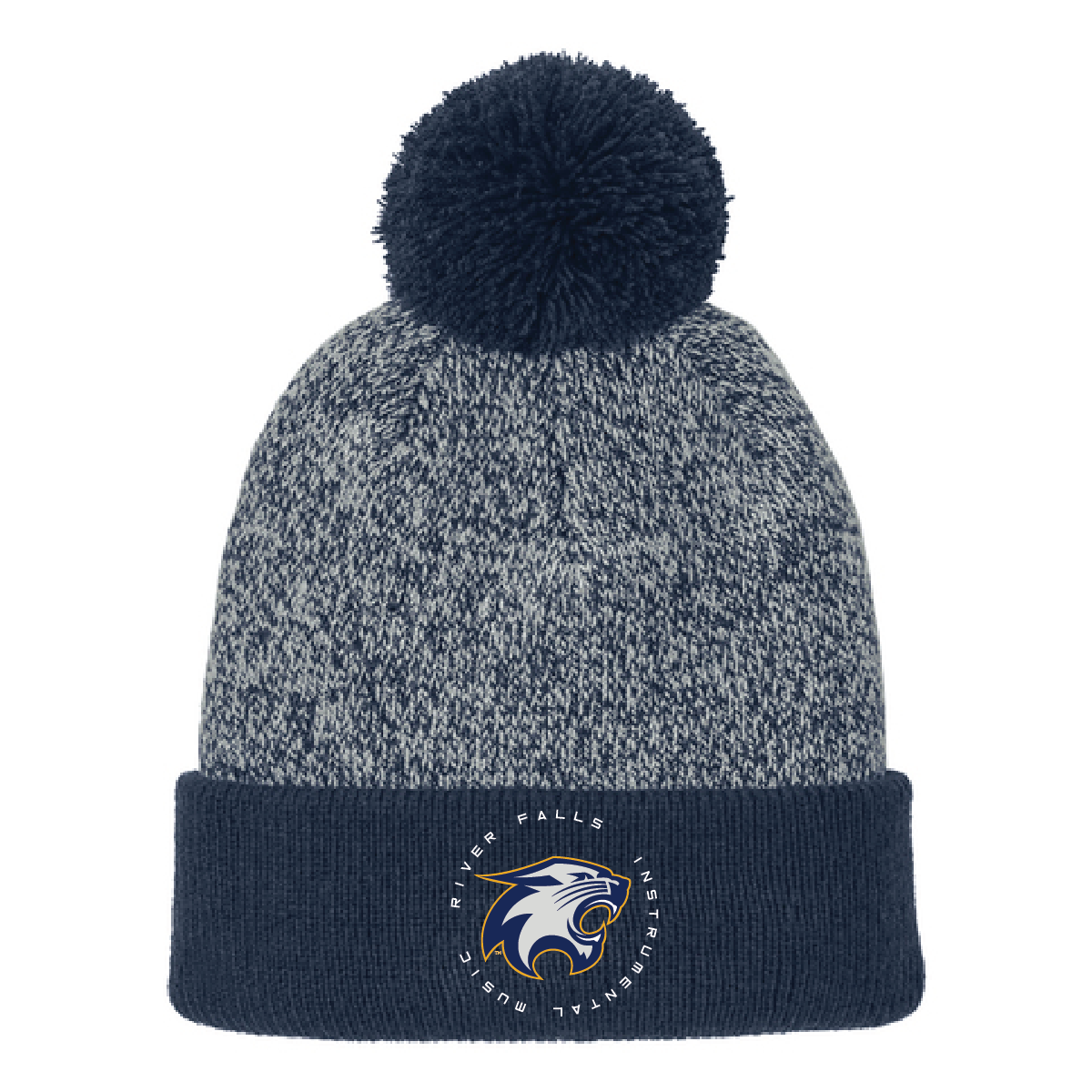 RFMB Sport-Tek Halftime Heather Pom Beanie