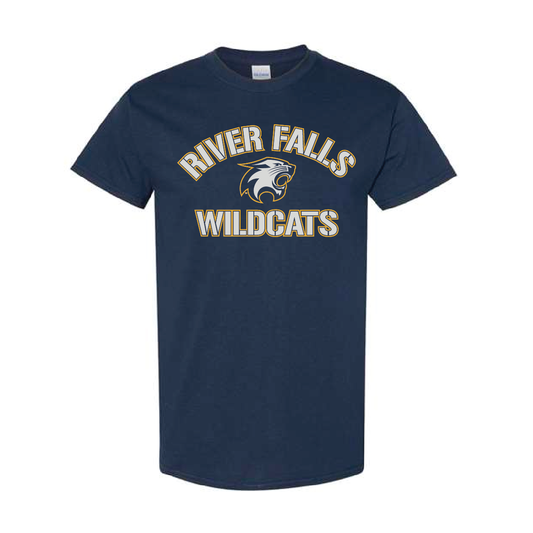 River Falls Retail Online Gildan Youth Navy Short Sleeve