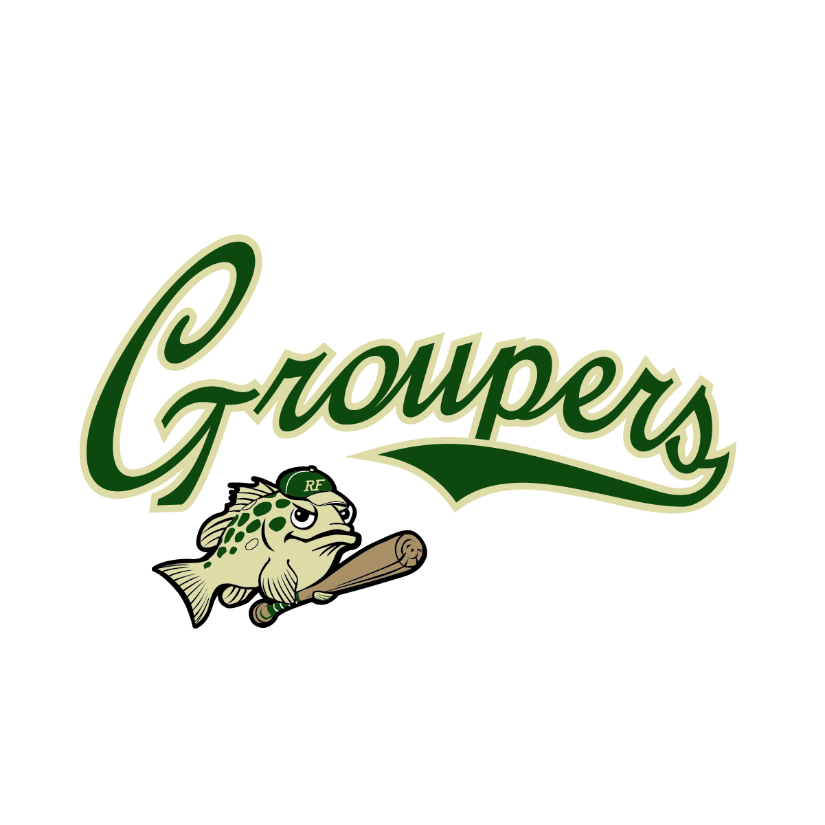 River Falls Retail Groupers Sticker