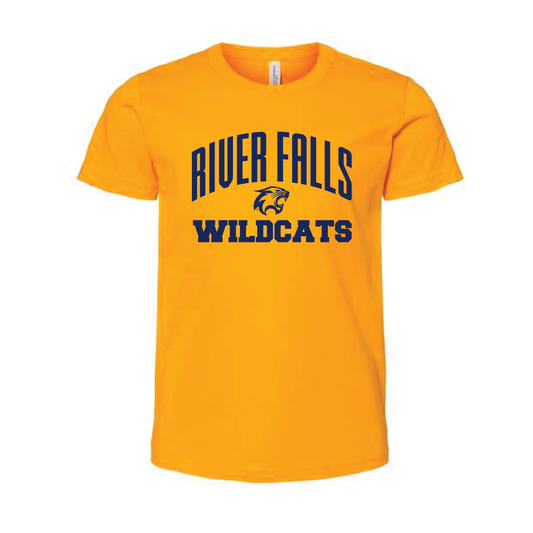 River Falls Retail Online Bella Canvas Gold Shirt