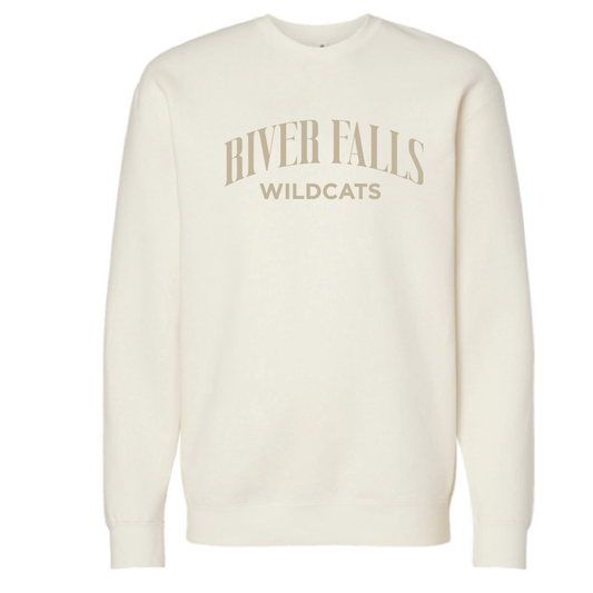 River Falls Retail Online Unisex Heavyweight Crewneck Sweatshirt - Embroidered