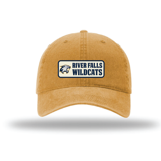 River Falls Retail Online Pigment Dyed Hat with Woven Patch