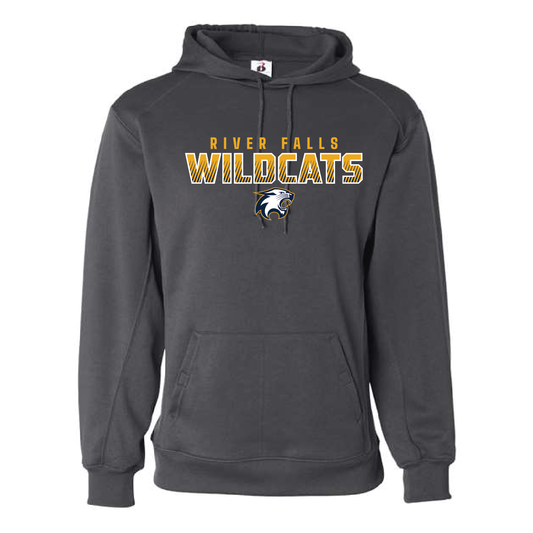 River Falls Retail Online Badger Poly Sublimated Twill Hoodie