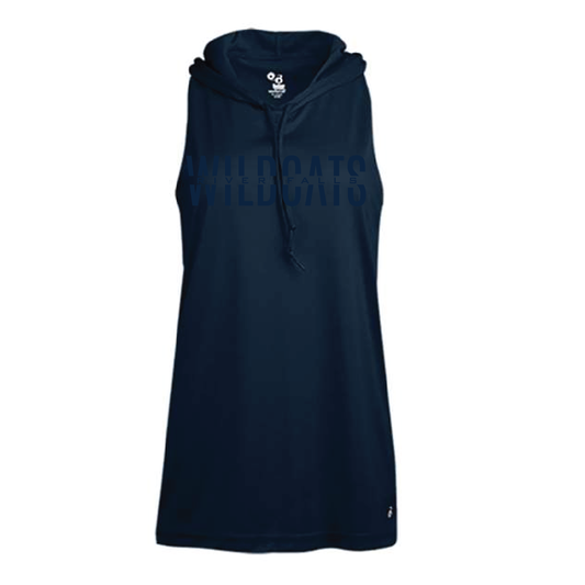 River Falls Retail Online Badger - Women's B-Core Racerback Hooded Tank Top