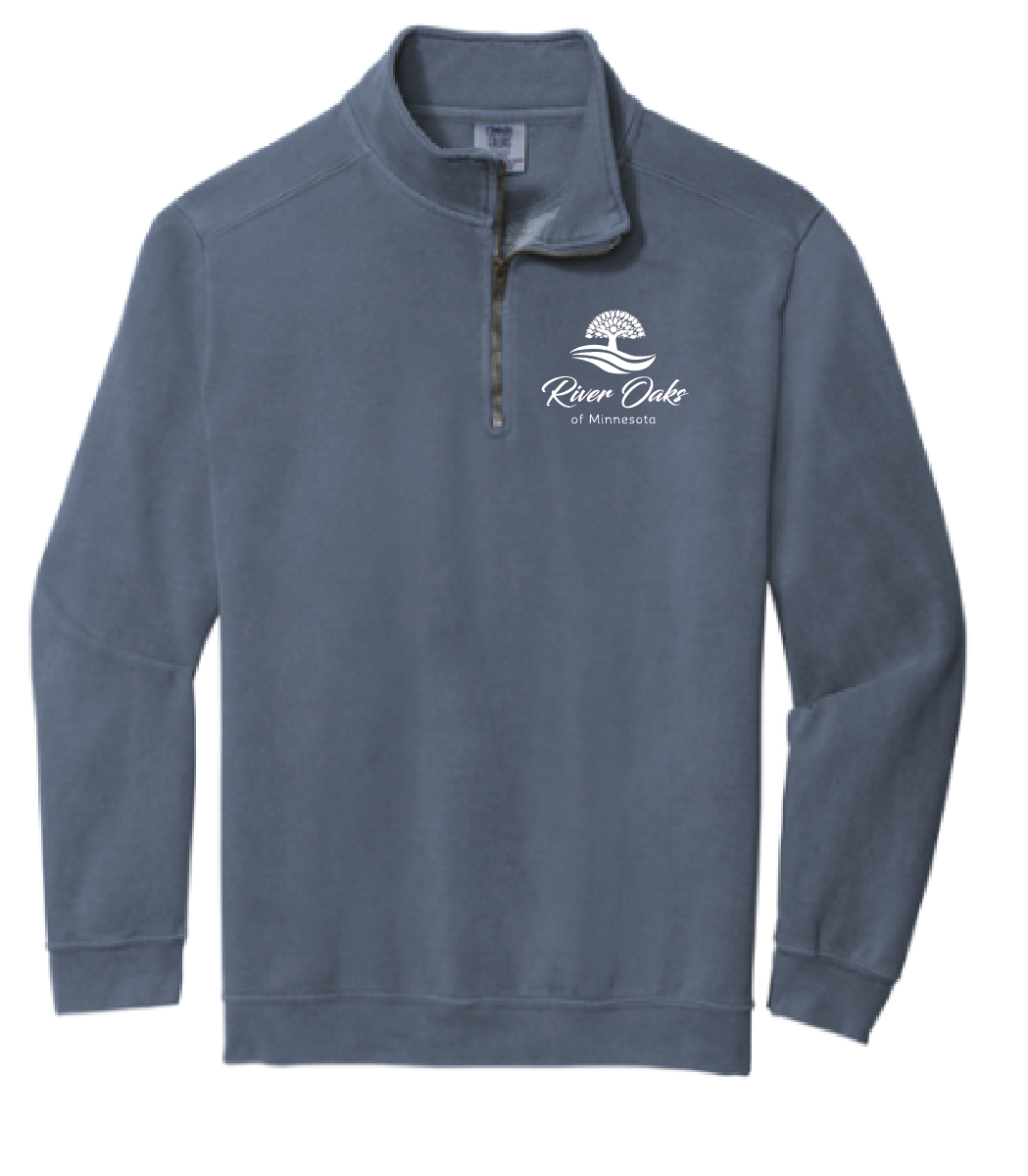 River Oaks Comfort Colors Unisex Garment-Dyed 1/4 Zip Sweatshirt