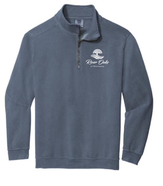 River Oaks Comfort Colors Unisex Garment-Dyed 1/4 Zip Sweatshirt
