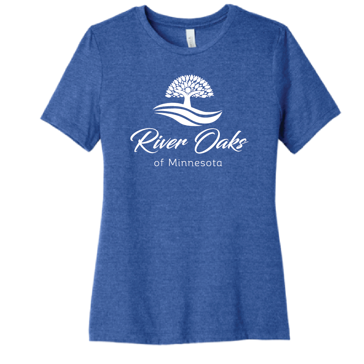 River Oaks Bella + Canvas Women's Relaxed Fit Triblend Tee
