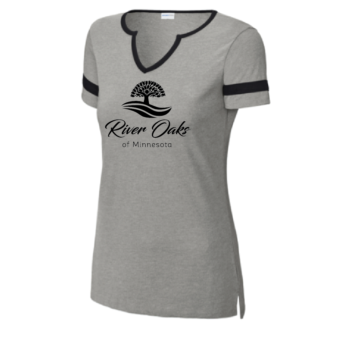 River Oaks Sport-Tek Women's Halftime Notch Neck Tee
