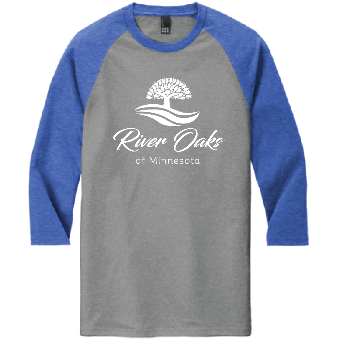 River Oaks District Perfect Tri 3/4 Sleeve Raglan