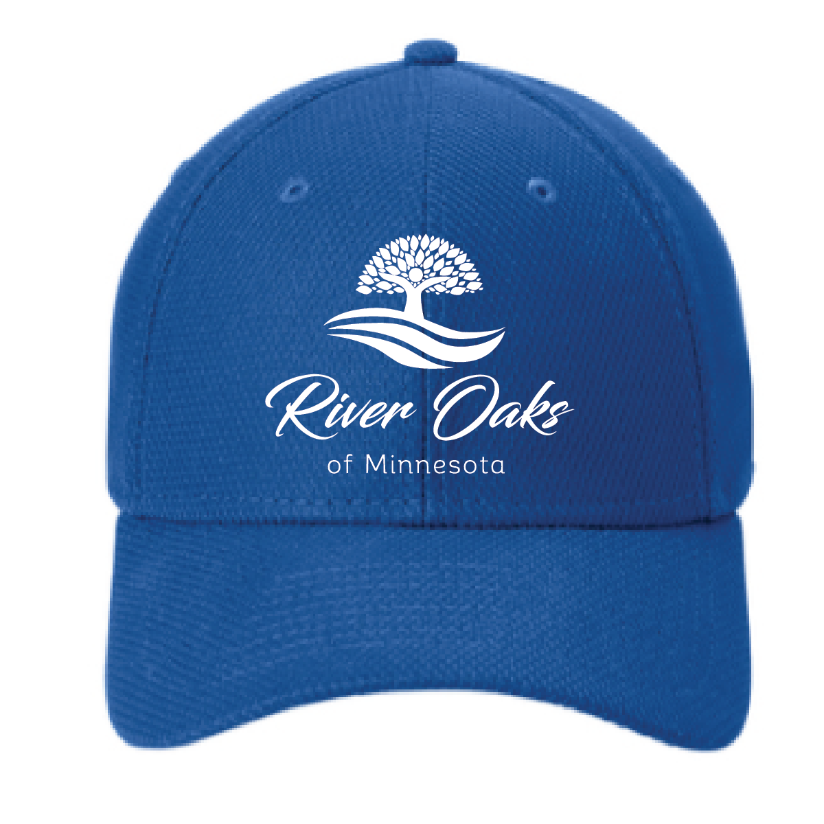 River Oaks New Era Diamond Era Stretch Cap with Embroidery