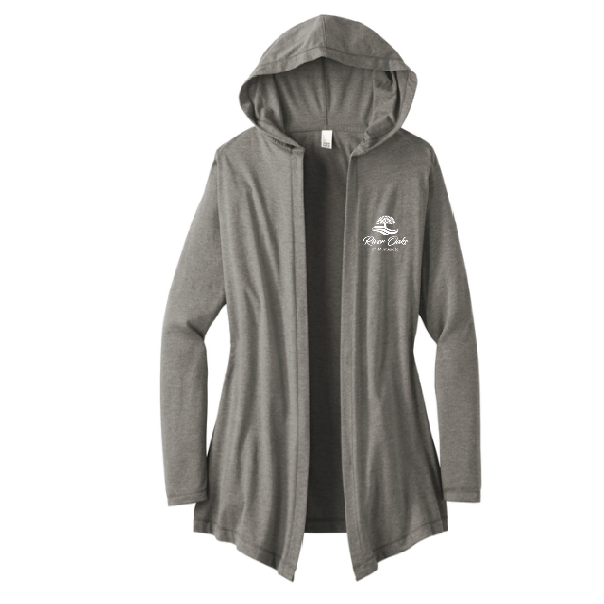 River Oaks District Women's Perfect Tri Hooded Cardigan with Embroidery