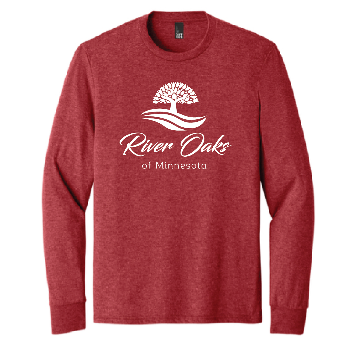 River Oaks District Perfect Tri Long Sleeve Tee with Print
