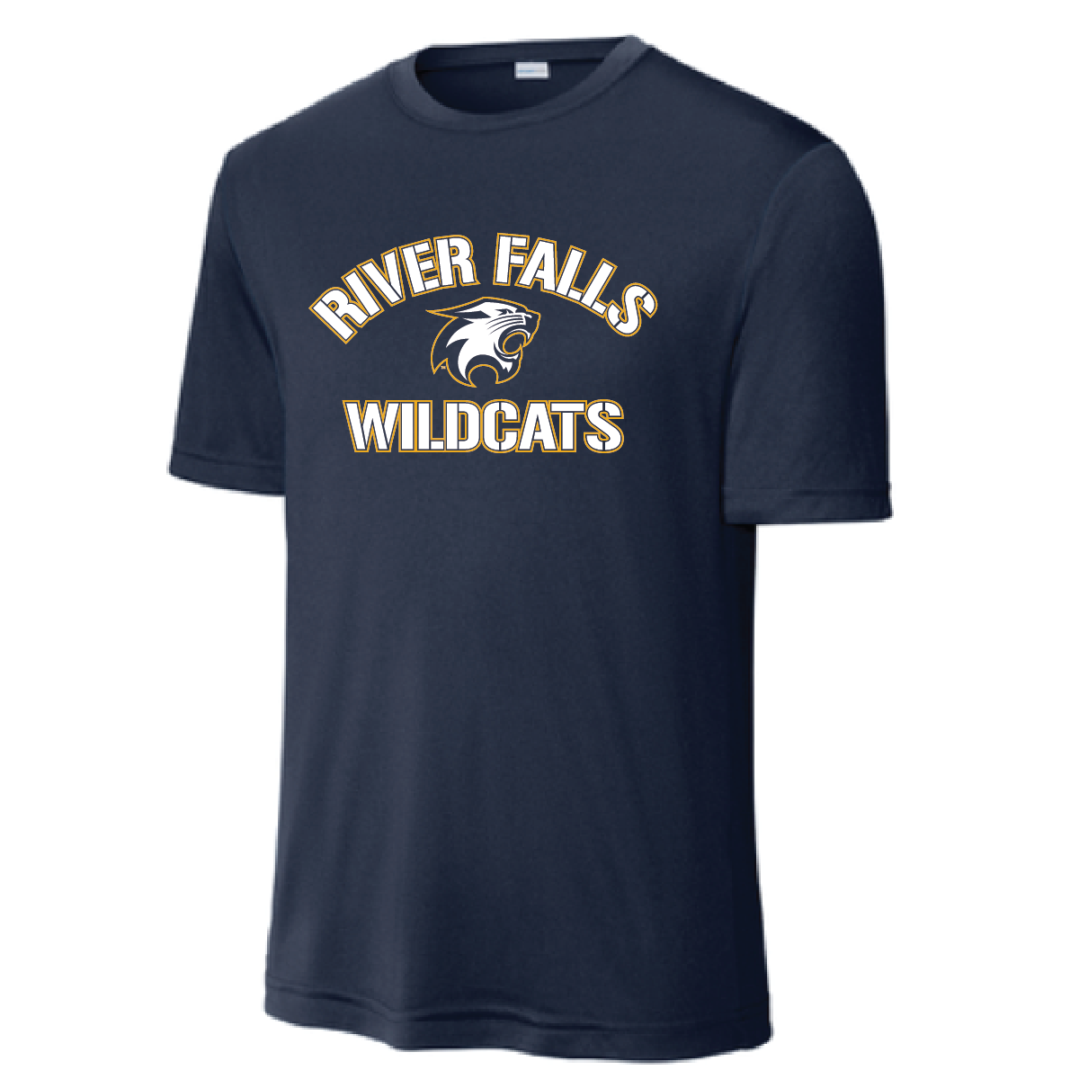 River Falls Retail Online Sport Tek Youth Poly T-shirt Design 23