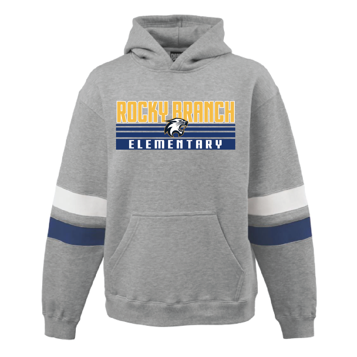 Rocky Branch Elementary Pennant Varsity Hoodie