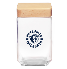 River Falls Retail Online 54 oz. Glass Candy Jars with Wooden Lid