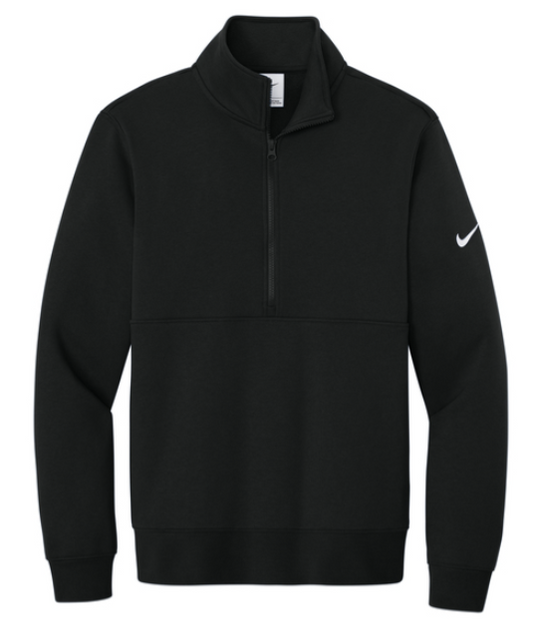 River Oaks Nike Club Fleece Sleeve Swoosh 1/2 Zip- Men's and Women's