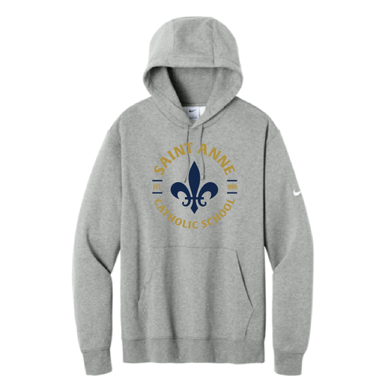 Saint Anne Nike Club Fleece Sleeve Swoosh Pullover Hoodie