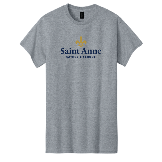 PE UNIFORM APPROVED - Saint Anne Gildan Heavy Cotton 100% Cotton T-Shirt