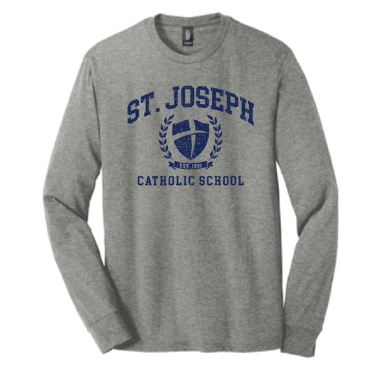 St. Joe's District Perfect Tri Long Sleeve - Grey